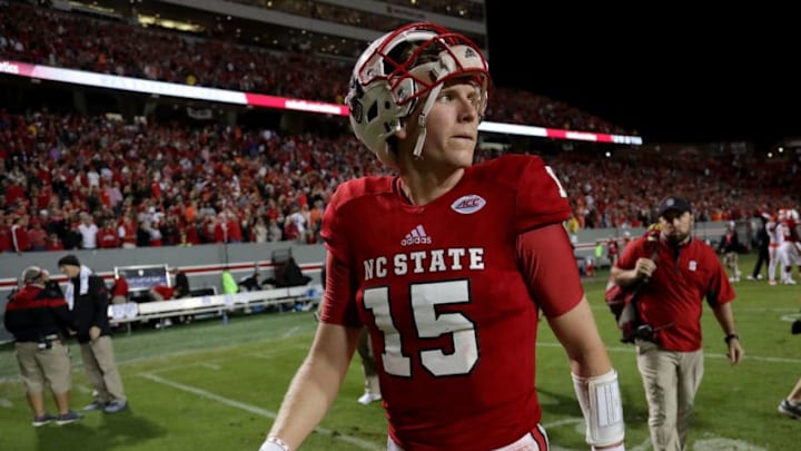 RALEIGH, NC - NOVEMBER 04: Ryan Finley