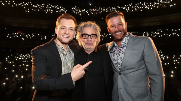 SYDNEY, AUSTRALIA - MAY 25: Taron Egerton, Dexter Fletcher and Luke Jacobz attend the "Rocketman" Australian premiere on May 25, 2019 in Sydney, Australia. (Photo by Brendon Thorne/Getty Images for Paramount Pictures)