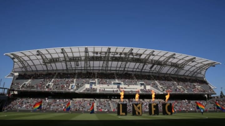 LOS ANGELES, CA – JUNE 30: A general view of the Banc of California Stadium is seen prior to the MLS match between Philadelphia Union and Los Angeles FC on June 30, 2018 in Los Angeles, California. Los Angeles FC defeated the Philadelphia Union 4-1. (Photo by Victor Decolongon/Getty Images)