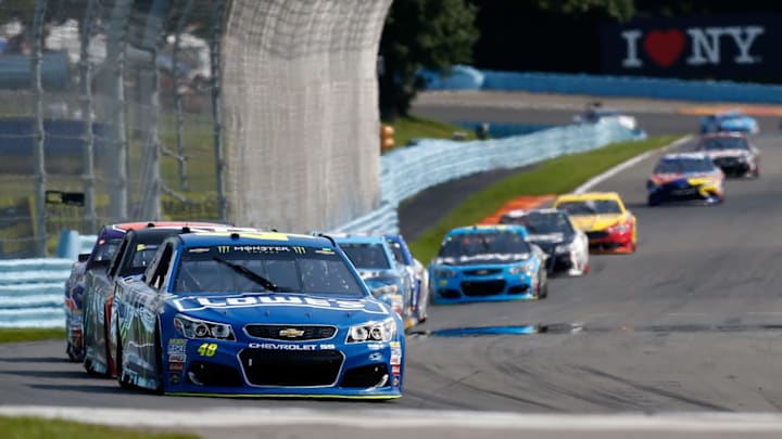 WATKINS GLEN, NY – AUGUST 06: Jimmie Johnson, driver of the #48 Lowe’s Chevrolet (Photo by Jeff Zelevansky/Getty Images)