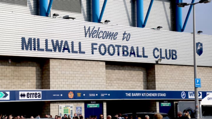 February 18th 2017, The Den, Millwall, London England; FA Cup 5th Round football, Millwall versus Leicester City; The stadium pre-game (Photo by Chakir Dahmani/Action Plus via Getty Images)