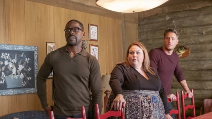 THIS IS US -- “Taboo" Episode 607 -- Pictured: (l-r) Sterling K. Brown as Randall, Chrissy Metz as Kate, Justin Hartley as Kevin -- (Photo by: Ron Batzdorff/NBC)