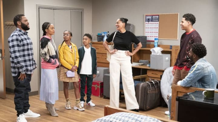 BLACK-ISH - "Gap Year" - After dropping Junior off at college, Dre and Bow are beside themselves when they find him back at home announcing his decision to take a gap year. Meanwhile, Jack and Diane begin to question whether they should still be sharing a room on the season premiere of "black-ish," TUESDAY, OCT. 16 (9:00-9:30 p.m. EDT), on The ABC Television Network. (ABC/Ron Tom)ANTHONY ANDERSON, YARA SHAHIDI, MARSAI MARTIN, MILES BROWN, TRACEE ELLIS ROSS, MARCUS SCRIBNER, D'MEETRI GRIFFIN