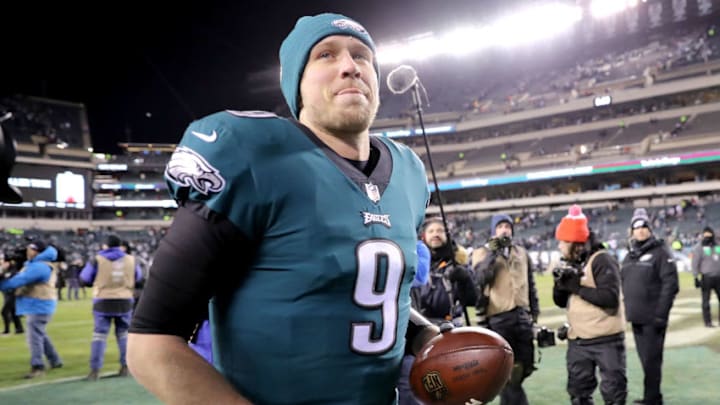 PHILADELPHIA, PA - JANUARY 13: Nick Foles