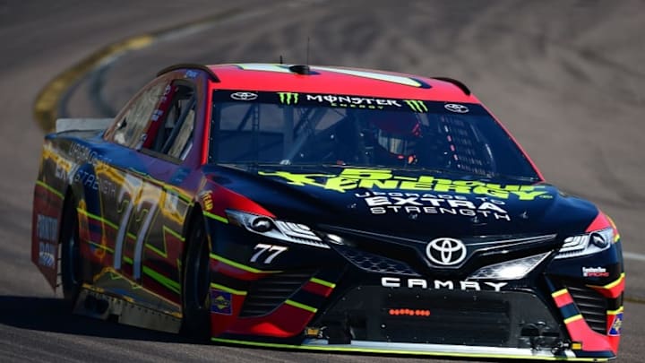AVONDALE, AZ - JANUARY 31: Monster Energy NASCAR Cup Series driver Erik Jones during a NASCAR testing at Phoenix International Raceway on January 31, 2017 in Avondale, Arizona. (Photo by Jennifer Stewart/Getty Images)