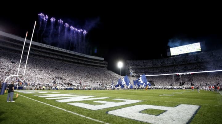 STATE COLLEGE, PA - SEPTEMBER 29: A view from field level before the start of the game between the Penn State Nittany Lions and the Ohio State Buckeyes on September 29, 2018 at Beaver Stadium in State College, Pennsylvania. (Photo by Justin K. Aller/Getty Images)