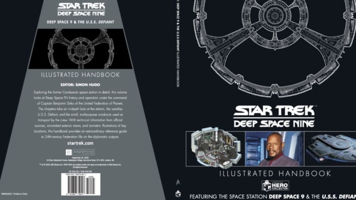Star Trek: Deep Space Nine Handbook full cover jacket. Copyright Hero Collector, a division of Eaglemoss.
