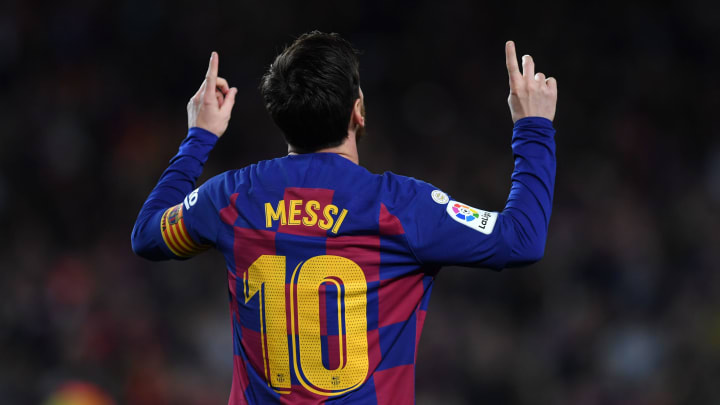 Leo Messi's number 10 shirt is currently vacant