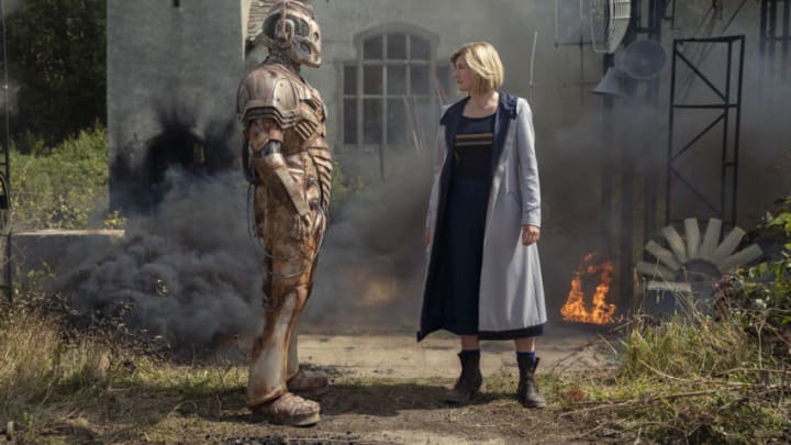 The Thirteenth Doctor battles a lot more than just one Cyberman in tonight's episode.Photo Credit: Ben Blackall/BBC Studios/BBC America