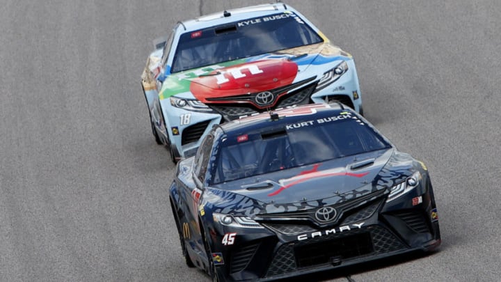 Kurt Busch, 23XI Racing, Kyle Busch, Joe Gibbs Racing, NASCAR (Photo by Sean Gardner/Getty Images)