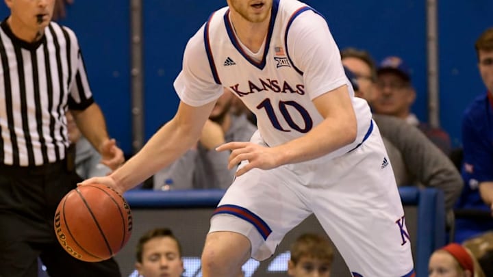LAWRENCE, KS - DECEMBER 18: Sviatoslav Mykhailiuk