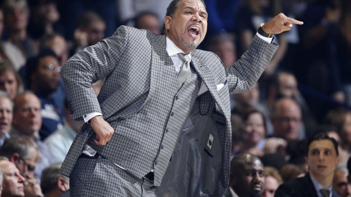 CINCINNATI, OH – FEBRUARY 28: Coach Cooley of the Friars reacts. (Photo by Joe Robbins/Getty Images)
