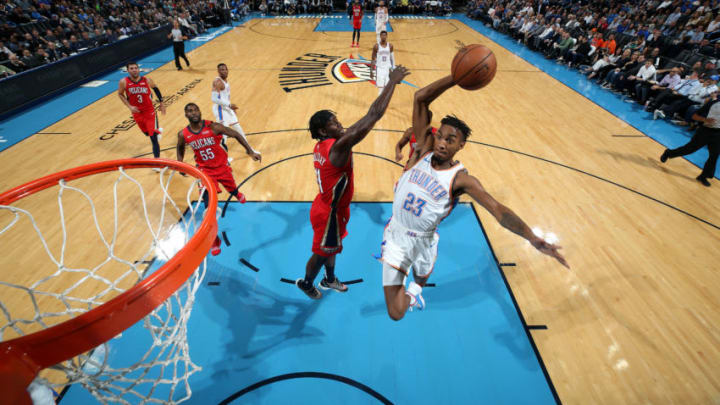 OKC Thunder guard Terrance Ferguson (Photo by Zach Beeker/NBAE via Getty Images)