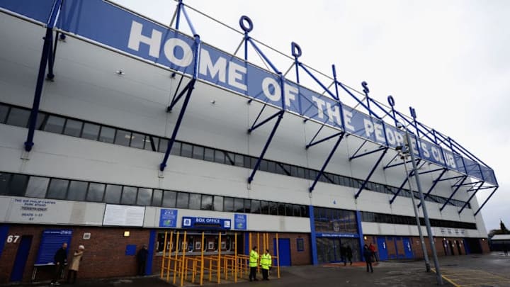 LIVERPOOL, ENGLAND - OCTOBER 22: General view outside the stadium prior to the Premier League match between Everton and Arsenal at Goodison Park on October 22, 2017 in Liverpool, England. (Photo by Tony Marshall/Getty Images)