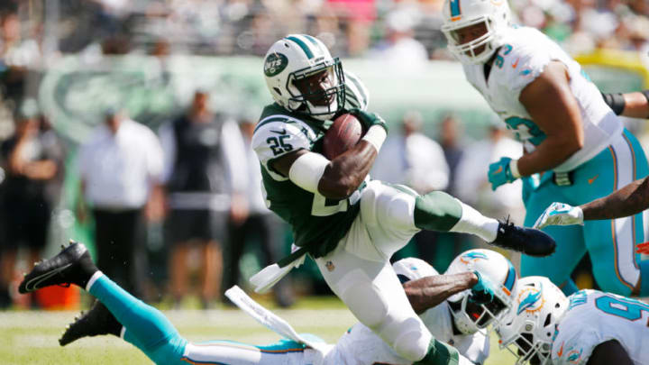 EAST RUTHERFORD, NJ - SEPTEMBER 24: Elijah McGuire