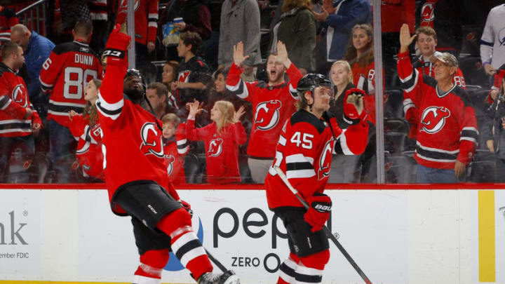 P.K. Subban and Sami Vatanen (Photo by Jim McIsaac/Getty Images)