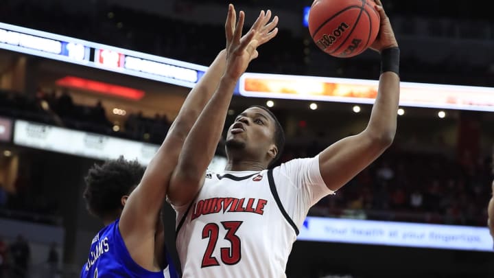 Steven Enoch #23 of the Louisville Cardinals (Photo by Andy Lyons/Getty Images)