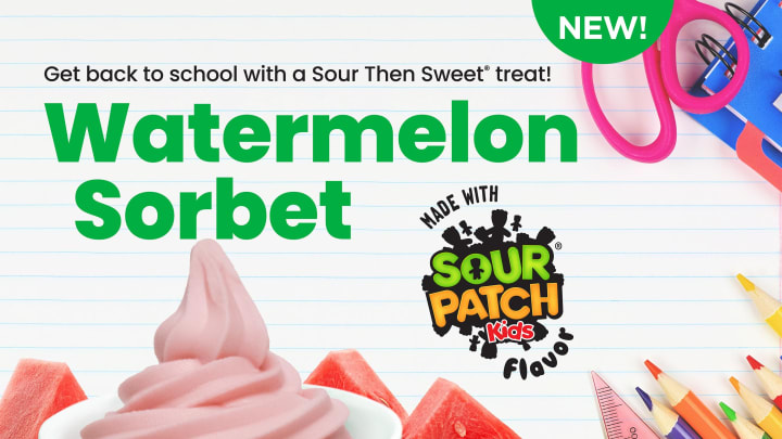 Yogurtland X Sour Patch Kids Partner for New Flavor. Image courtesy Yogurtland