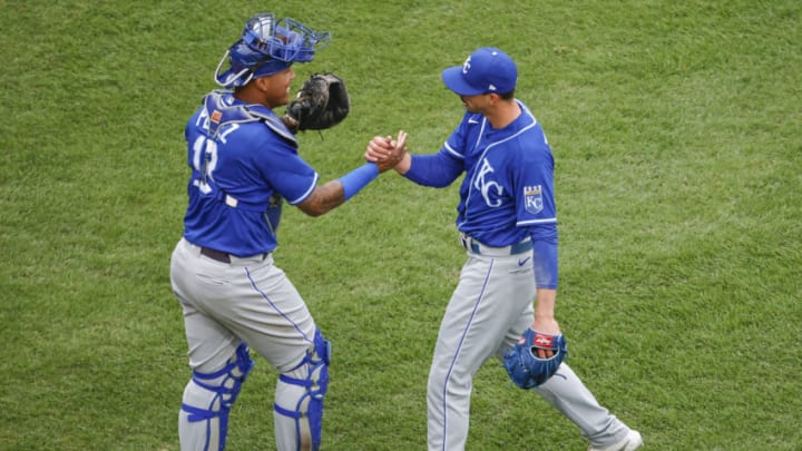 Kansas City Royals relief pitcher Kyle Zimmer (45) -Mandatory Credit: Kamil Krzaczynski-USA TODAY Sports