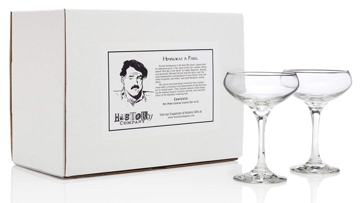Discover History Company's The Ritz Paris Cocktail Coupe Glasses on Amazon.