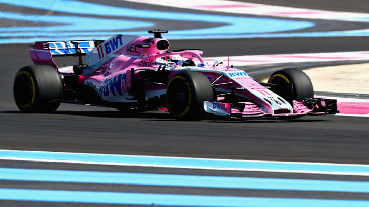 LE CASTELLET, FRANCE – JUNE 22: Sergio Perez of Mexico driving the (11) Sahara Force India F1 Team VJM11 Mercedes (Photo by Mark Thompson/Getty Images)