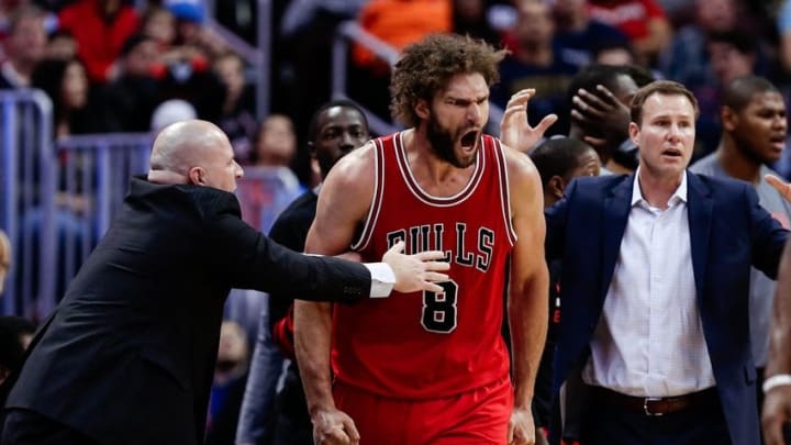 Chicago Bulls center Robin Lopez (8) is in my FanDuel daily picks for today. Mandatory Credit: Isaiah J. Downing-USA TODAY Sports