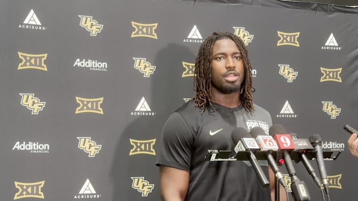 Former UCF EDGE Malachi Lawrence Reacts to NFL Draft Buzz at UCF's Pro Day Former UCF EDGE Malachi Lawrence Reacts to NFL Draft Buzz at UCF's Pro Day