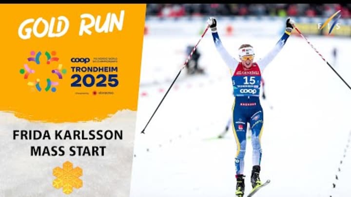 Frida Karlsson finishes in glory with 50K Gold! | Trondheim 2025 Frida Karlsson finishes in glory with 50K Gold! | Trondheim 2025