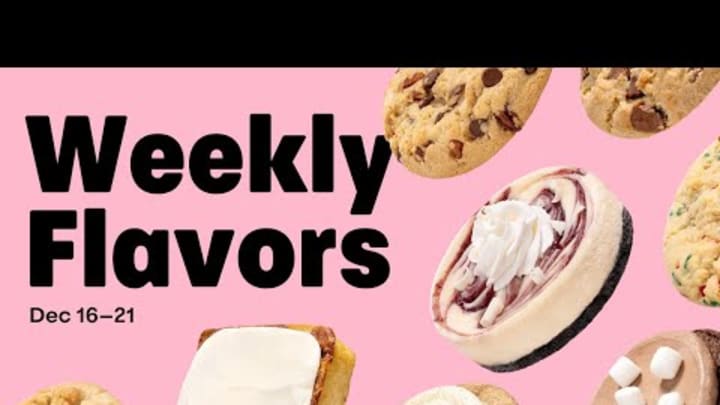 Frozen Hot Chocolate, Holiday Confetti, & More! | Crumbl