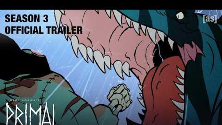 Genndy Tartakovsky's Primal Season 3 | OFFICIAL TRAILER | January 11 | adult swim