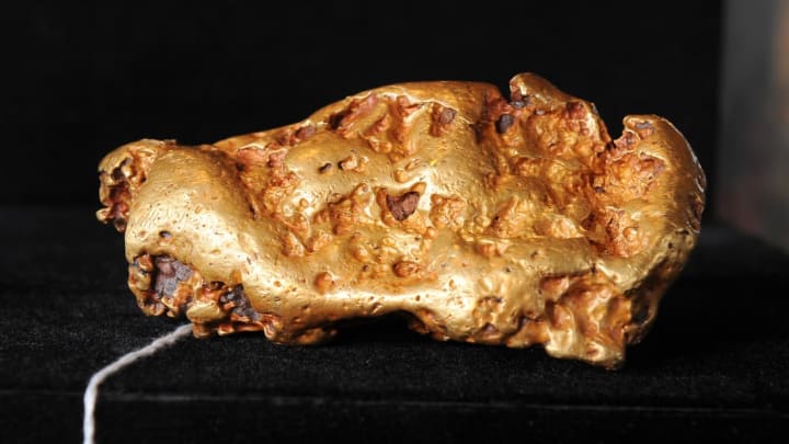 This 6.5-pound gold nugget was sold at auction in 2010.