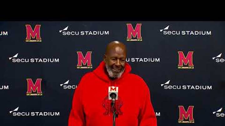 Head coach Mike Locksley previews Maryland football's 2026 season opener vs. Hampton