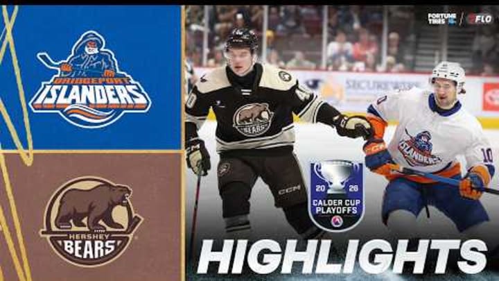 HIGHLIGHTS: Game 2 Bridgeport Islanders vs Hershey Bears | AHL Calder Cup Playoffs 2026