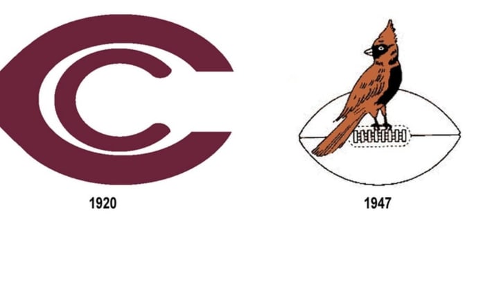 Chicago Cardinals primary and secondary logos