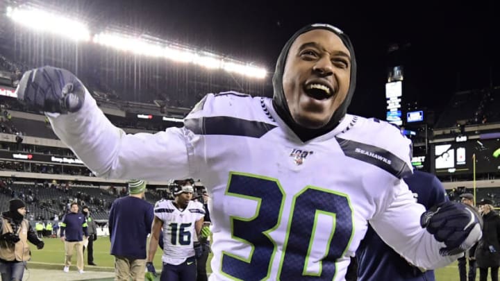 PHILADELPHIA, PENNSYLVANIA - JANUARY 05: Bradley McDougald #30 of the Seattle Seahawks. (Photo by Steven Ryan/Getty Images)