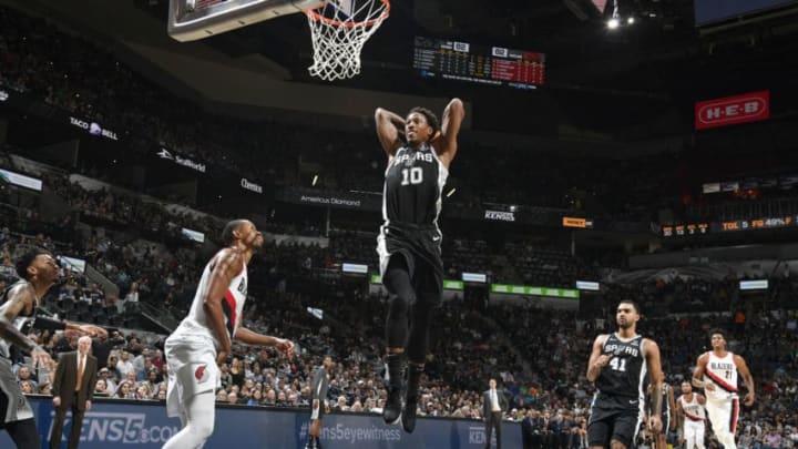 DeMar DeRozan of the San Antonio Spurs. (Photos by Logan Riely/NBAE via Getty Images)