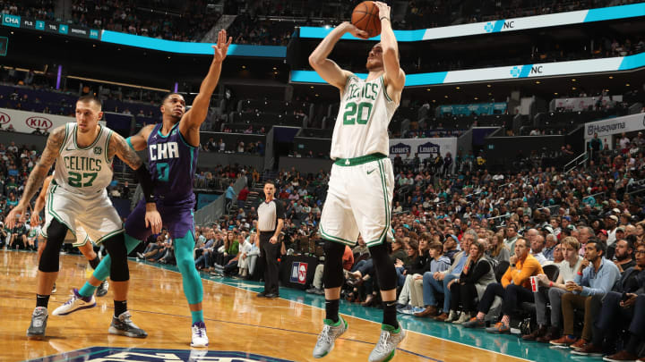 Gordon Hayward of the Boston Celtics. (Photo by Kent Smith/NBAE via Getty Images)