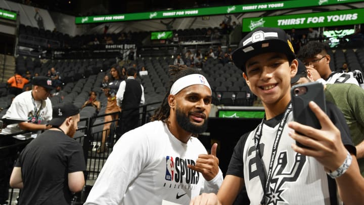 Patty Mills of the San Antonio Spurs. (Photos by Logan Riely/NBAE via Getty Images)