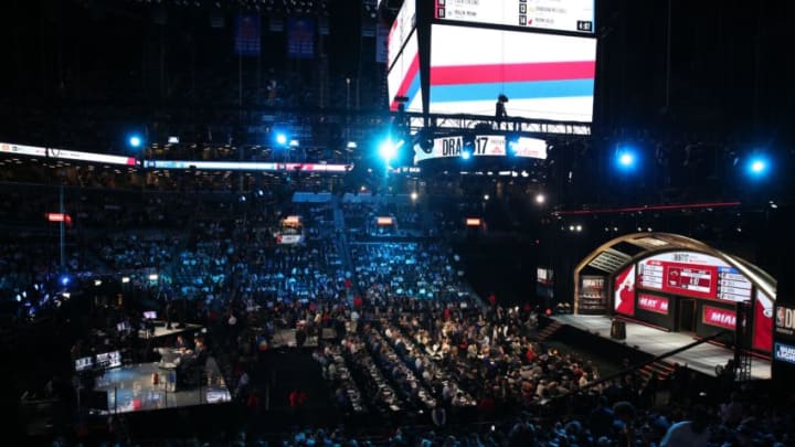 NEW YORK, USA - JUNE 22: A general view of Barclays Center during NBA Draft 2017 in Brooklyn borough of New York, United States on June 22, 2017. (Photo by Mohammed Elshamy/Anadolu Agency/Getty Images) NEW YORK, USA - JUNE 22: A general view of Barclays Center during NBA Draft 2017 in Brooklyn borough of New York, United States on June 22, 2017. (Photo by Mohammed Elshamy/Anadolu Agency/Getty Images)
