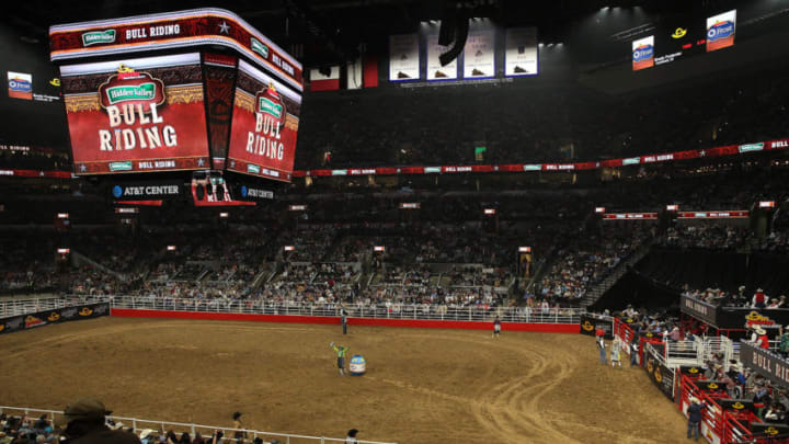 Feb 23, 2019; San Antonio, TX, United States; San Antonio Stock Show and Rodeo at Freeman Coliseum. Mandatory Credit: John Gutierrez-USA TODAY Sports