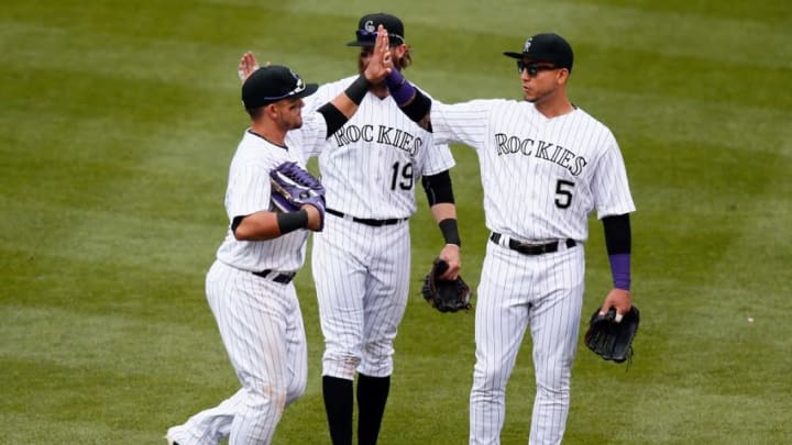 One or all of Colorado's staring outfielders could be traded in the next couple weeks. (Isaiah J. Downing-USA TODAY Sports)