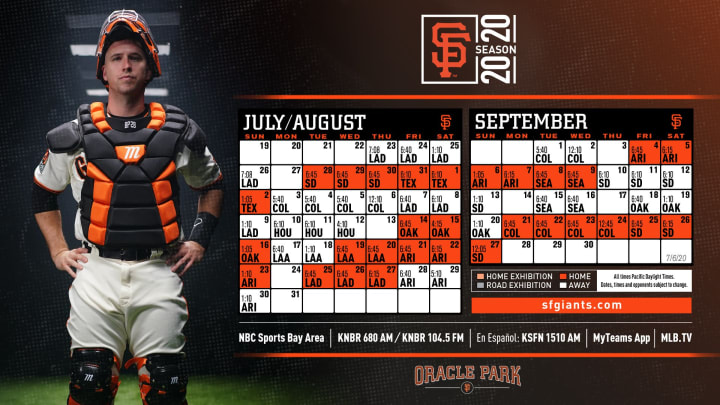 san francisco giants schedule