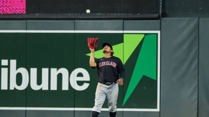 Josh Naylor #22 of the Cleveland Indians (Photo by David Berding/Getty Images)