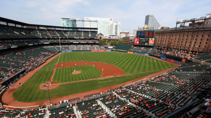 BALTIMORE, MARYLAND - SEPTEMBER 22: A general view of the Baltimore Orioles and Seattle Mariners game at Oriole Park at Camden Yards on September 22, 2019 in Baltimore, Maryland. (Photo by Rob Carr/Getty Images) BALTIMORE, MARYLAND - SEPTEMBER 22: A general view of the Baltimore Orioles and Seattle Mariners game at Oriole Park at Camden Yards on September 22, 2019 in Baltimore, Maryland. (Photo by Rob Carr/Getty Images)