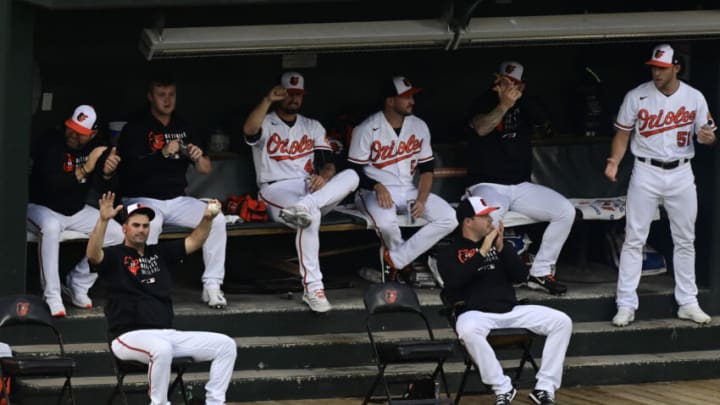 Baltimore Orioles bullpen. Mandatory Credit: Tommy Gilligan-USA TODAY Sports