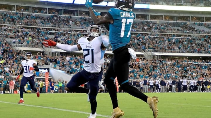 Wide receiver D.J. Chark #17 of the Jacksonville Jaguars (Photo by Mike Ehrmann/Getty Images)