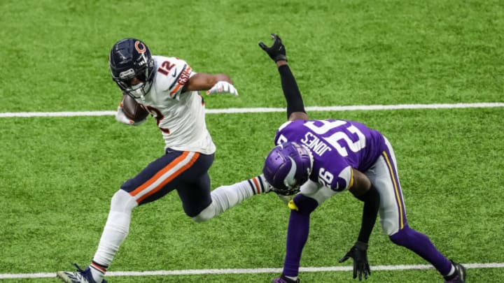 Chicago Bears wide receiver Allen Robinson (12) at U.S. Bank Stadium. Mandatory Credit: Brace Hemmelgarn-USA TODAY Sports