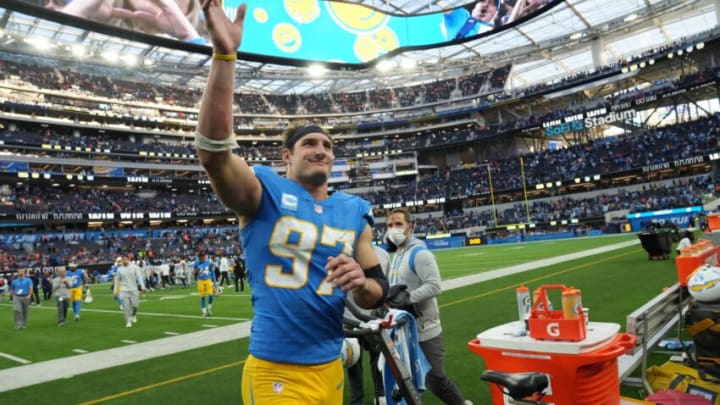 Los Angeles Chargers defensive end Joey Bosa (97) at SoFi Stadium. Mandatory Credit: Kirby Lee-USA TODAY Sports