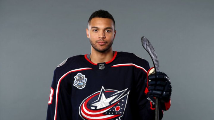 Seth Jones #3, Columbus Blue Jackets (Photo by Jamie Squire/Getty Images)