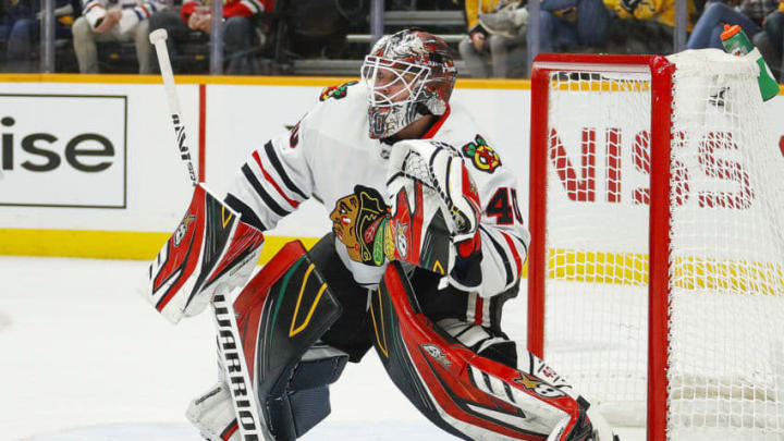 Robin Lehner, Chicago Blackhawks (Photo by Frederick Breedon/Getty Images)